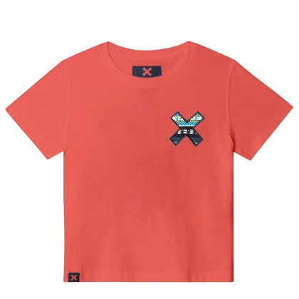 Blue Banana T-shirt Classic Kids Red