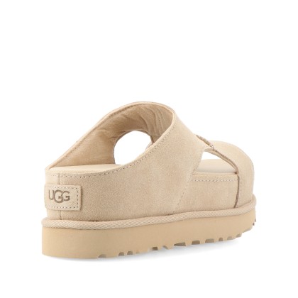 Ugg W Goldenstar Hi Cutout Slide Sand