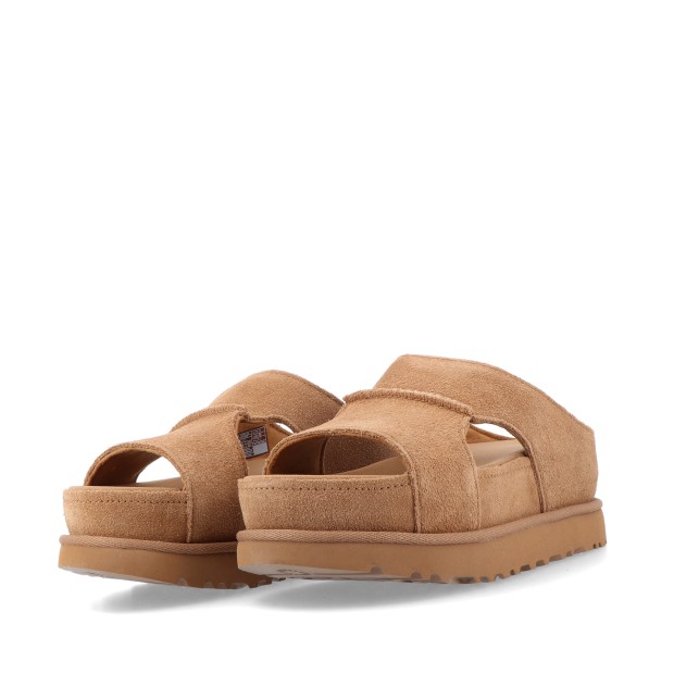 Ugg W Goldenstar Hi Cutout Slide Chestnut
