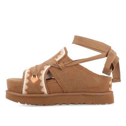 Ugg W Goldenstar Hi Artistitch Chestnut Multi