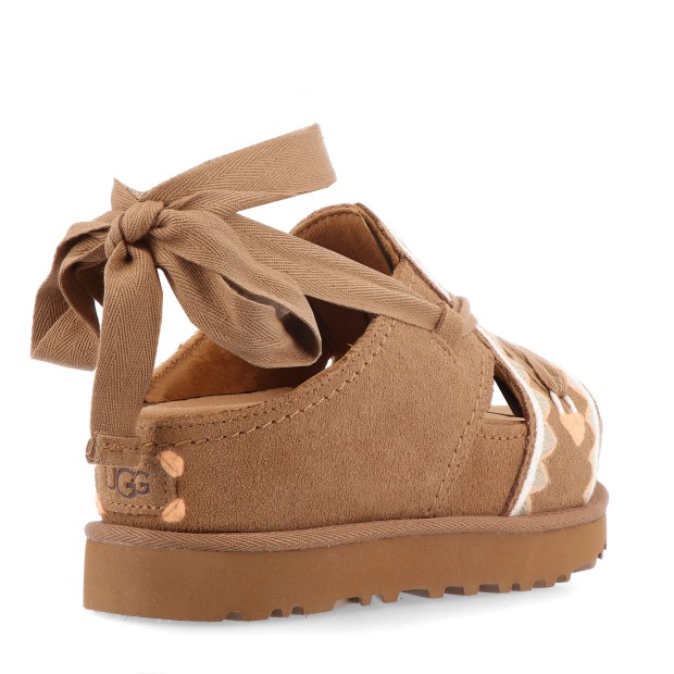 Ugg W Goldenstar Hi Artistitch Chestnut Multi