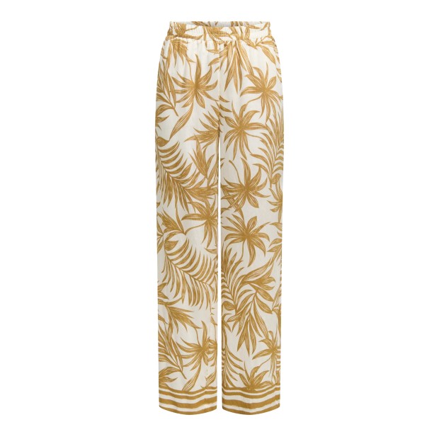 Only Calça Izzy Pull Up Cloud Dancer Wood Trush