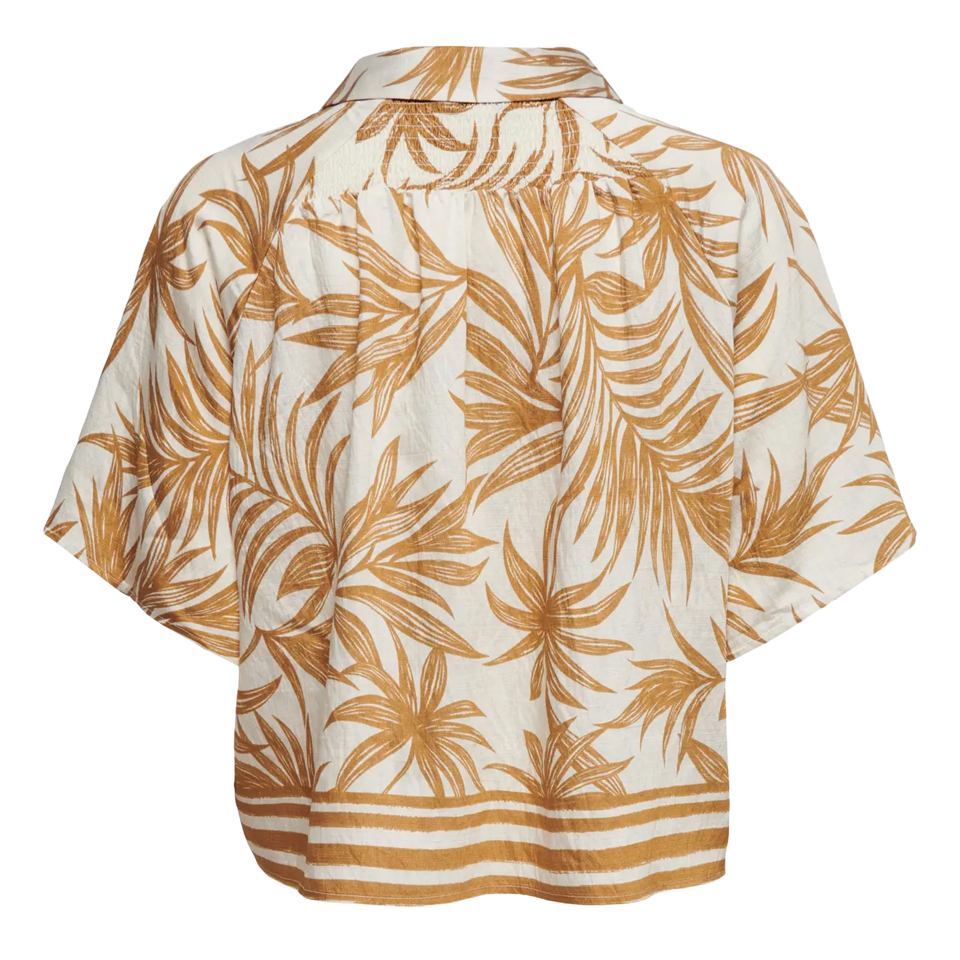 Only Camisa Izzy Cloud Dancer Wood Trush