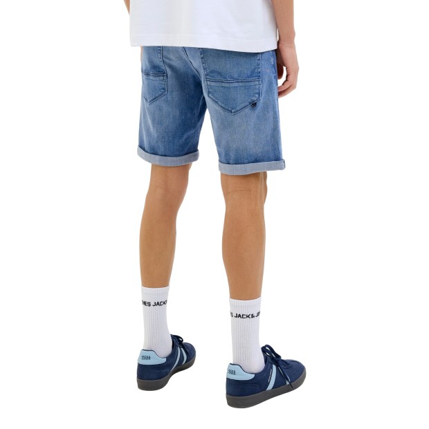 Jack & Jones Calção Rick Jjfox Blue Denim Am 318