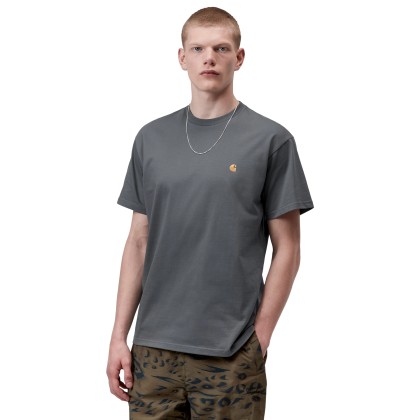 Carhartt Wip T-shirt Chase Styx / Gold