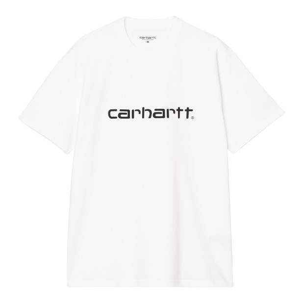 Carhartt Wip T-shirt Script White / Black