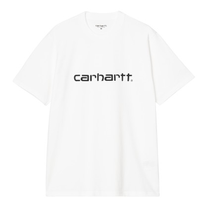 Carhartt Wip T-shirt Script White / Black Carhartt Wip T-shirt Script White / Black