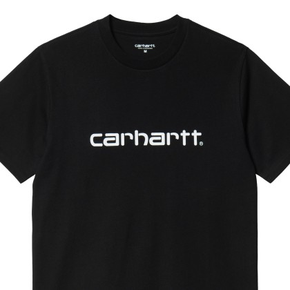 Carhartt Wip T-shirt Script Black / White