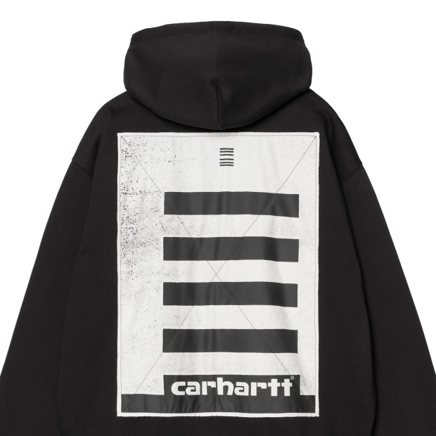 Carhartt Wip Casaco Hooded Archive Lines Black