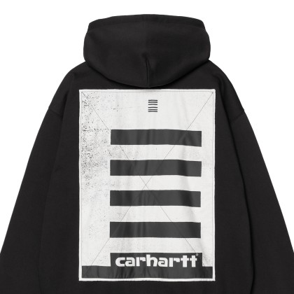 Carhartt Wip Casaco Hooded Archive Lines Black