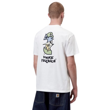 Carhartt Wip T-shirt Cubist White Carhartt Wip T-shirt Cubist White