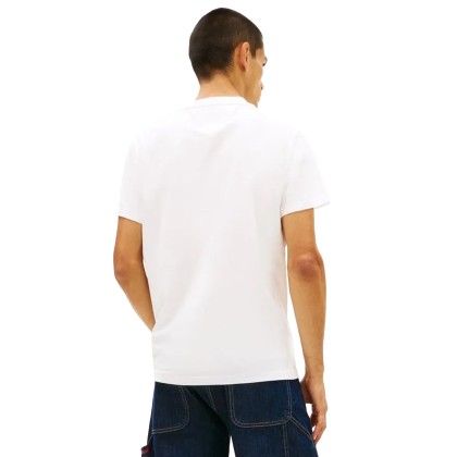 Tommy Hilfiger T-shirt Tjm Slim Sign Chesttee Ext White