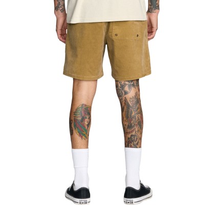Rvca Walkshorts Escape Elastic Cord Short Ii Ochre