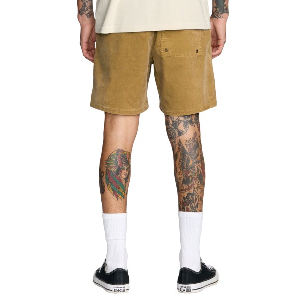 Rvca Walkshorts Escape Elastic Cord Short Ii Ochre