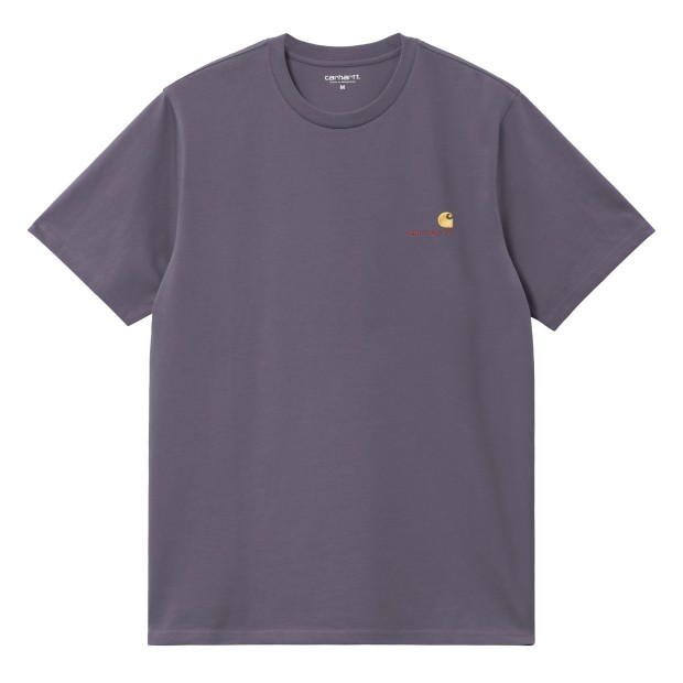Carhartt Wip T-shirt American Script Shady Purple