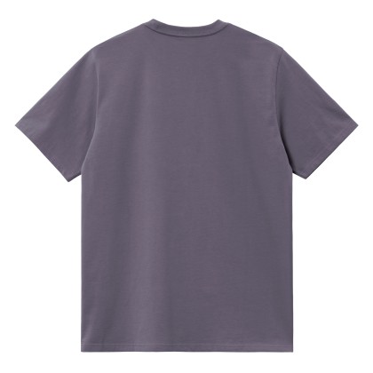 Carhartt Wip T-shirt American Script Shady Purple Carhartt Wip T-shirt American Script Shady Purple