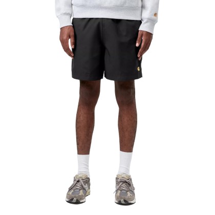 Carhartt Wip Cal��o De Banho Chase Black / Gold