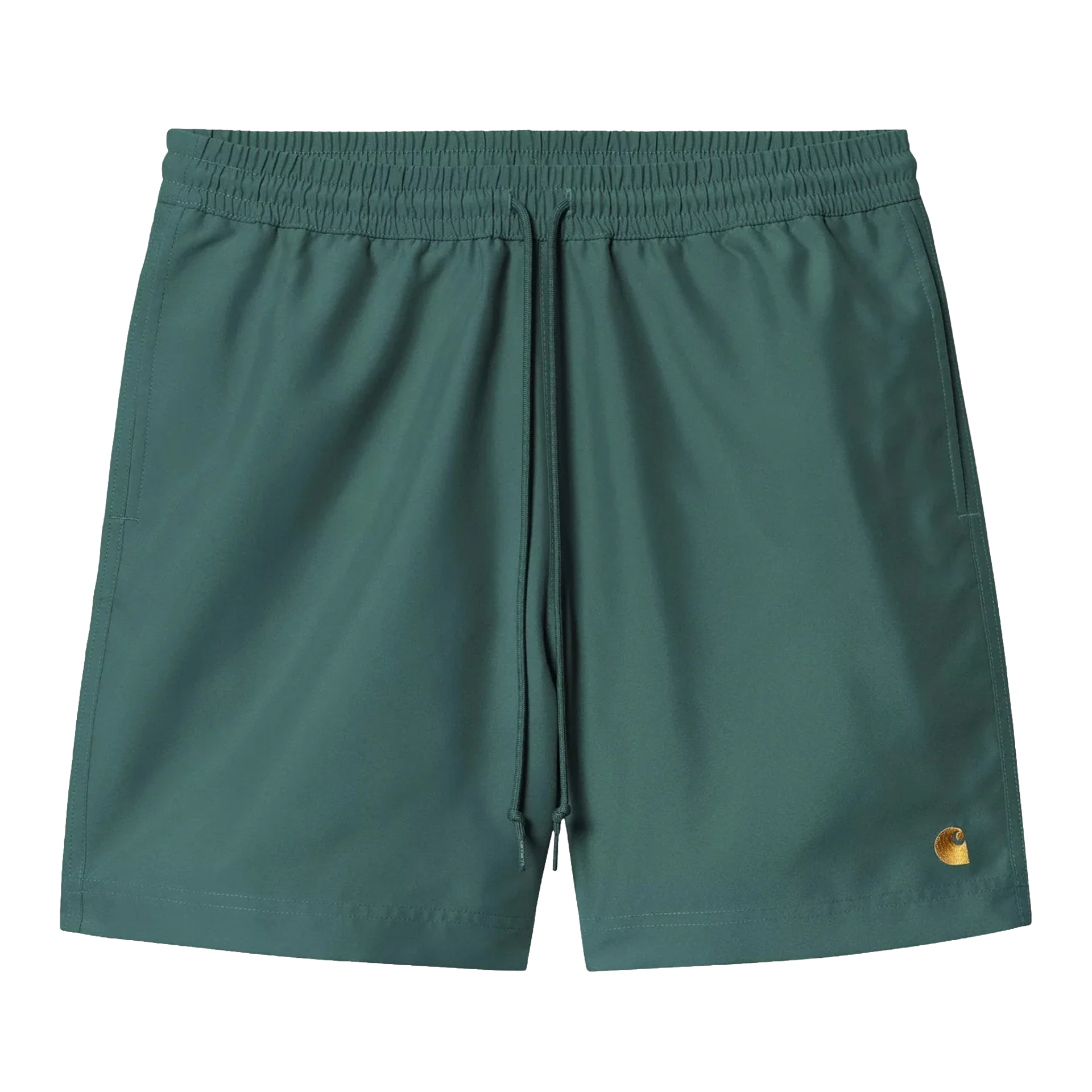 Carhartt Wip Calção de Banho Chase Rainforest Gold