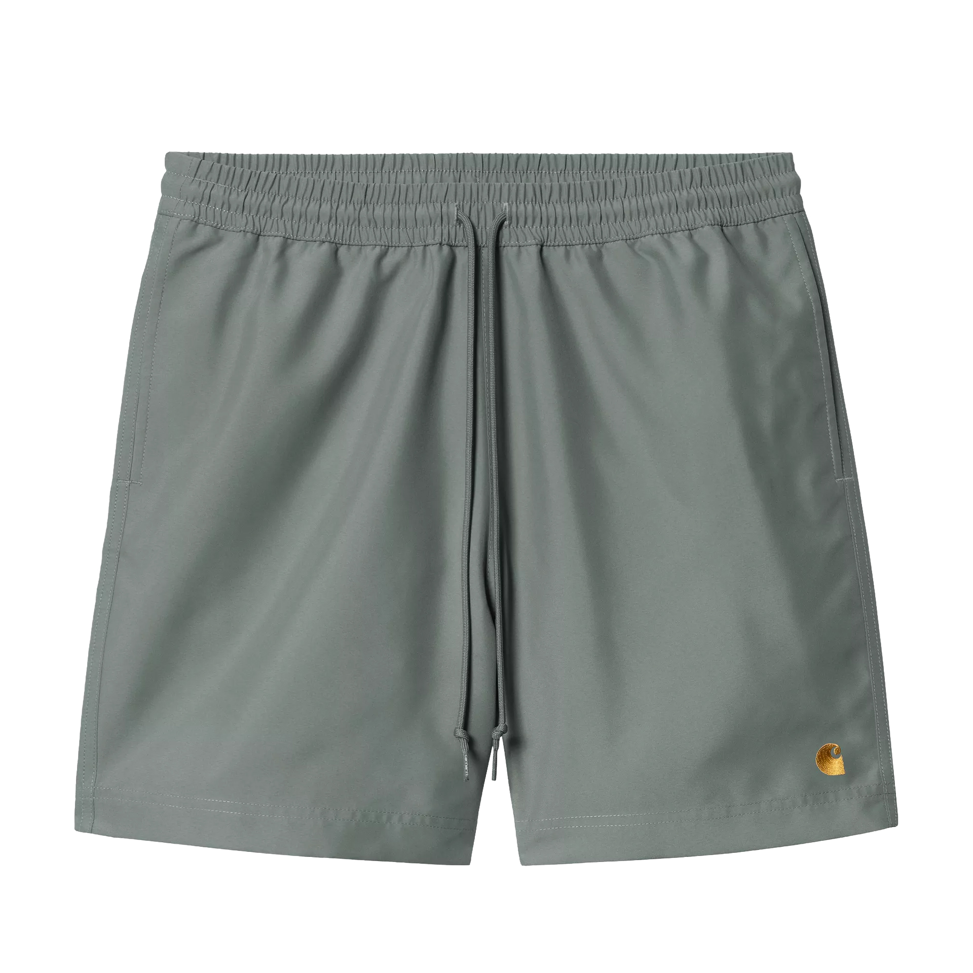 Carhartt Wip Calção De Banho Chase Velvet Green / Gold
