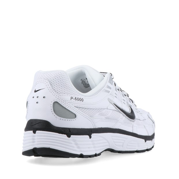 Nike P-6000 White/black-metallic Silver