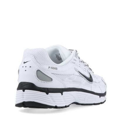 Nike P-6000 White/black-metallic Silver
