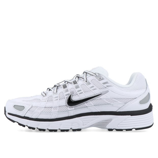Nike P-6000 White/black-metallic Silver