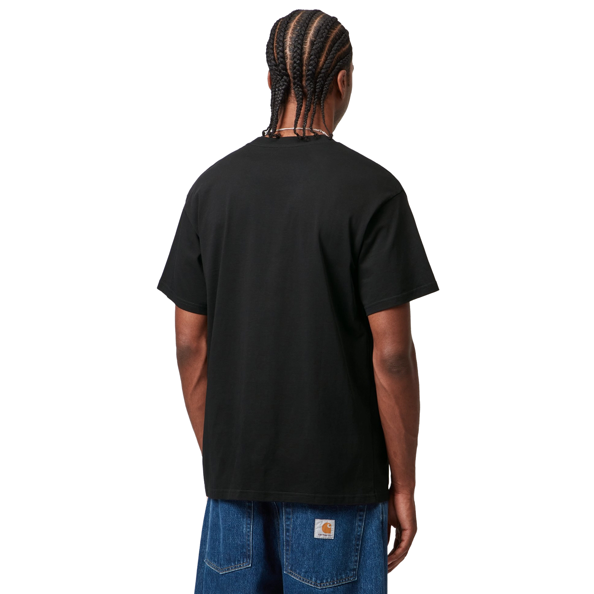 Carhartt Wip T-shirt Script Embroidery Black / White