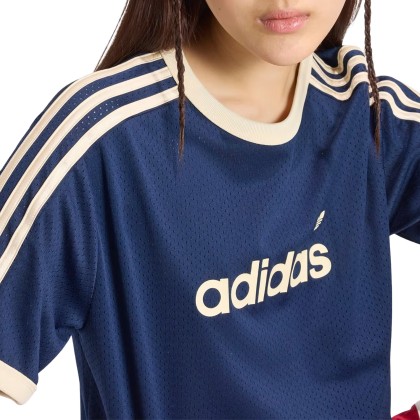 adidas Originals T-shirt Lineaer Mesh Blue / Night Indigo