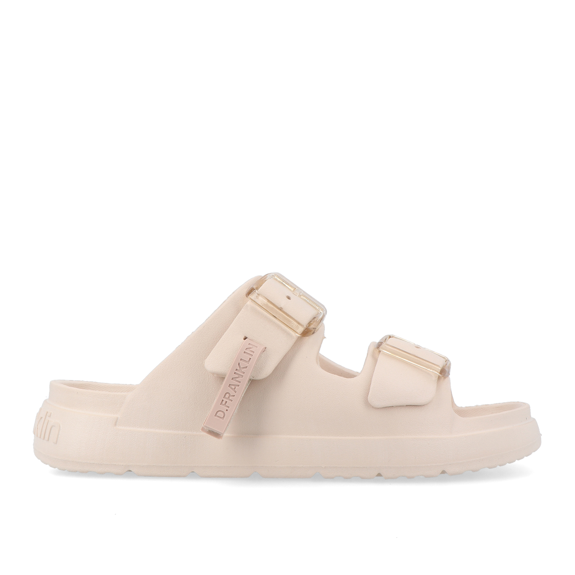 D.Franklin Vibe Foam 2 Buckles Cristal Cream