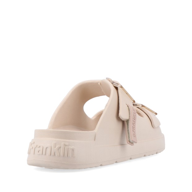D.Franklin Vibe Foam 2 Buckles Cristal Cream
