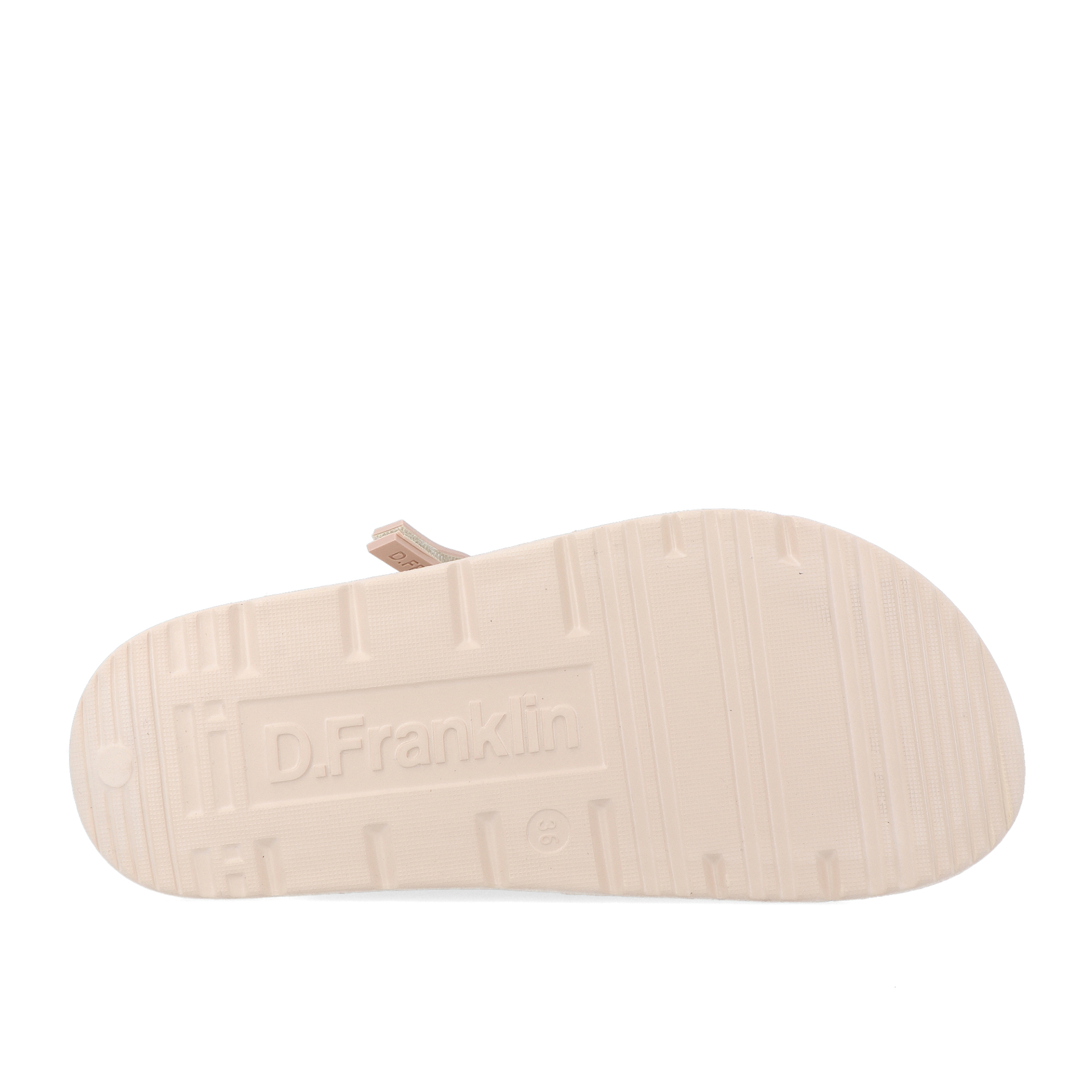 D.Franklin Vibe Foam 2 Buckles Cristal Cream
