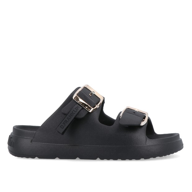 D.Franklin Vibe Foam 2 Buckles Black / Platinum
