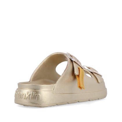 D.Franklin Vibe Foam 2 Buckles Met Light Gold