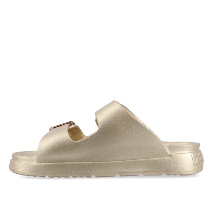 D.Franklin Vibe Foam 2 Buckles Met Light Gold
