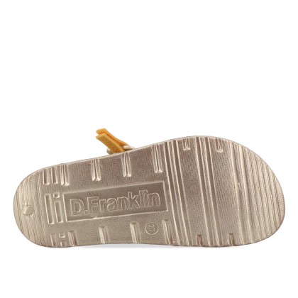 D.Franklin Vibe Foam 2 Buckles Met Light Gold