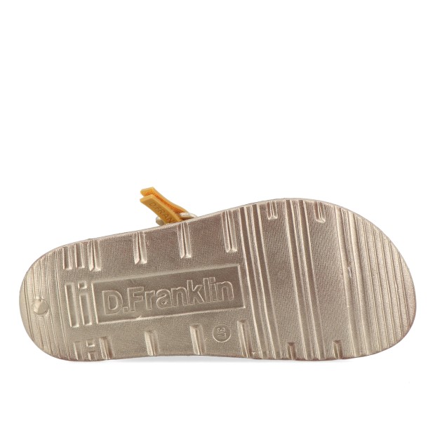 D.Franklin Vibe Foam 2 Buckles Met Light Gold