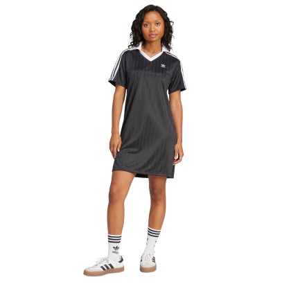 adidas Originals VESTIDO V-Neck Ss Black
