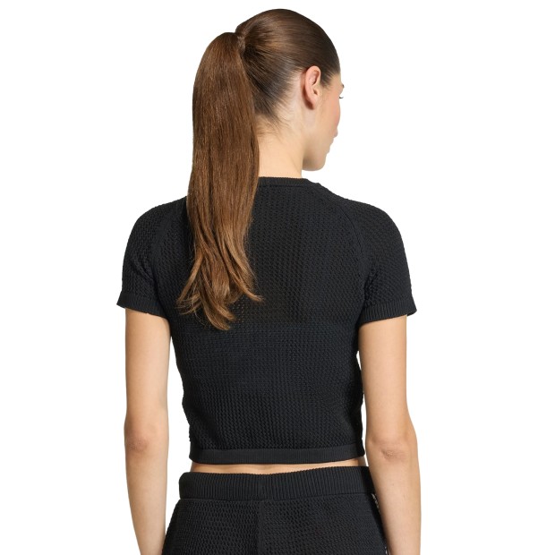 adidas Originals T-shirt Crochet Black