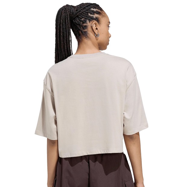 adidas Originals T-shirt Essentials Crop Stone Khaki