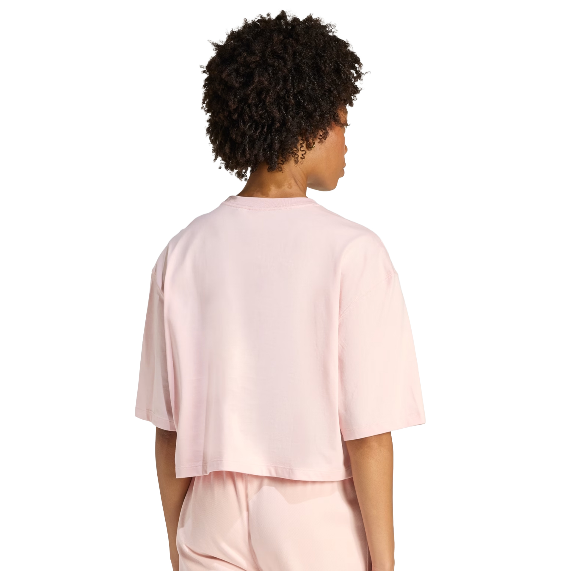 adidas Originals T-shirt Essentials Crop Sandy Pink