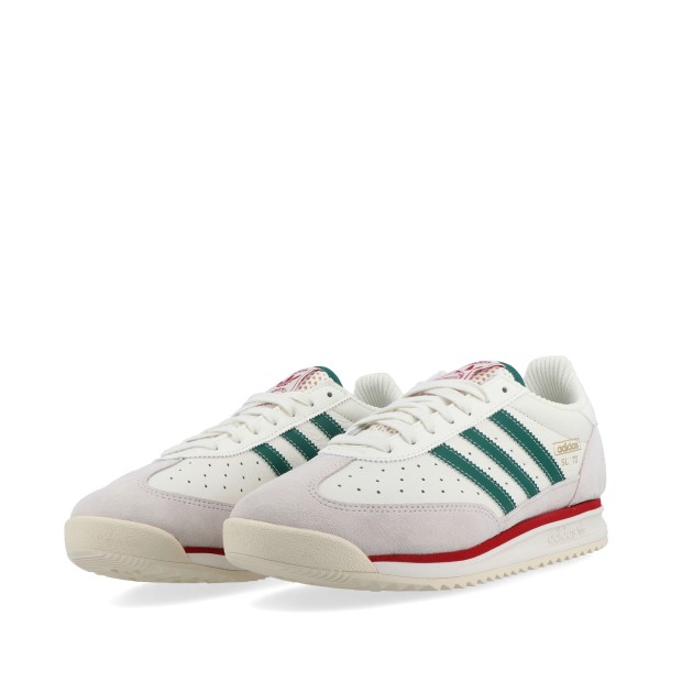 adidas Originals Sl 72 Rs Off White / Collegiate Green