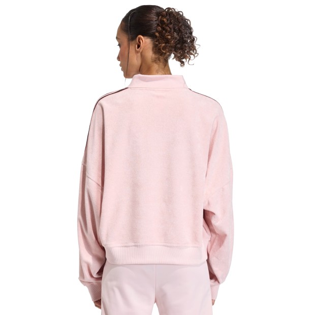 adidas Originals Polo V Neck Sandy Pink