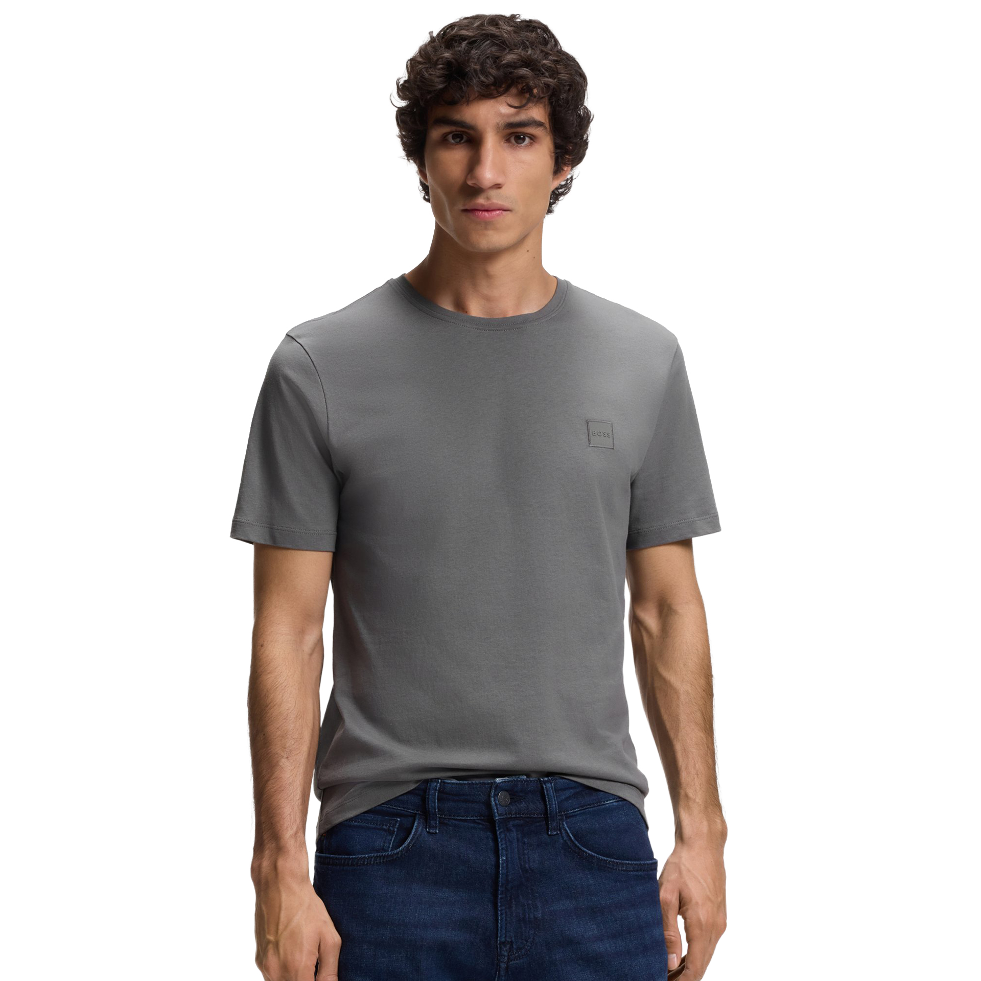 BOSS T-shirt Tales Open Grey