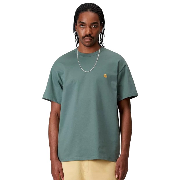 Carhartt Wip T-shirt Chase Silver Pine Gold