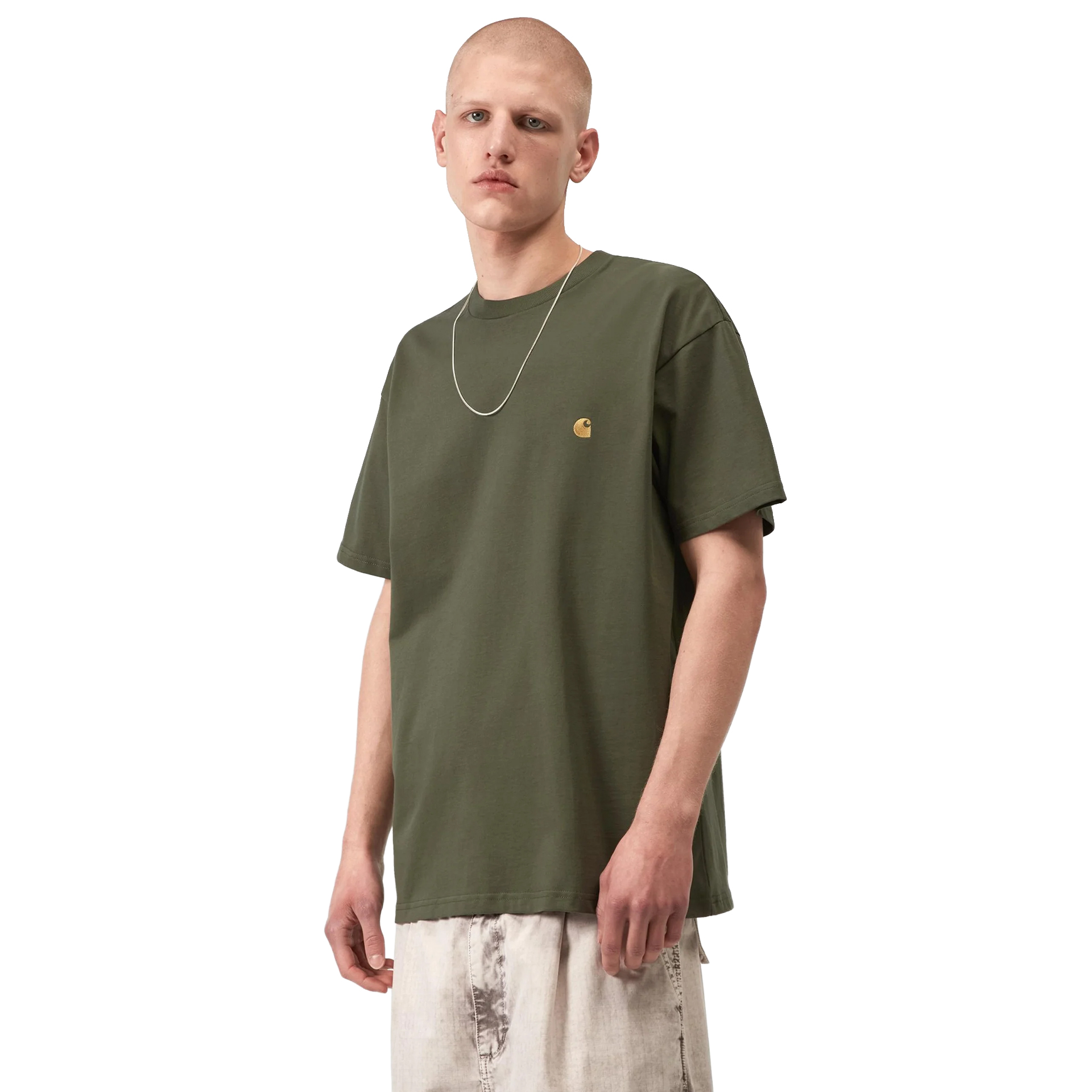 Carhartt Wip T-shirt Chase Leaf / Gold