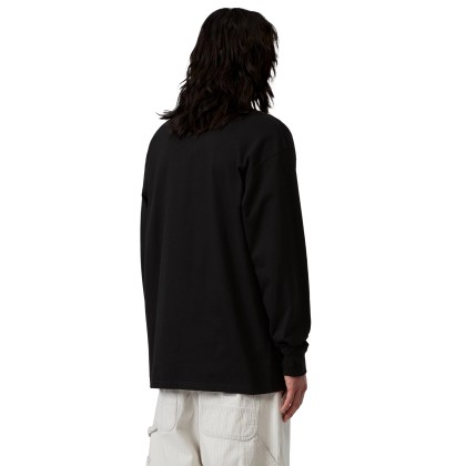 Carhartt Wip Longsleeve American Script Black