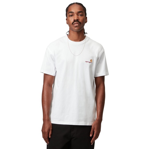 Carhartt Wip T-shirt American Script White