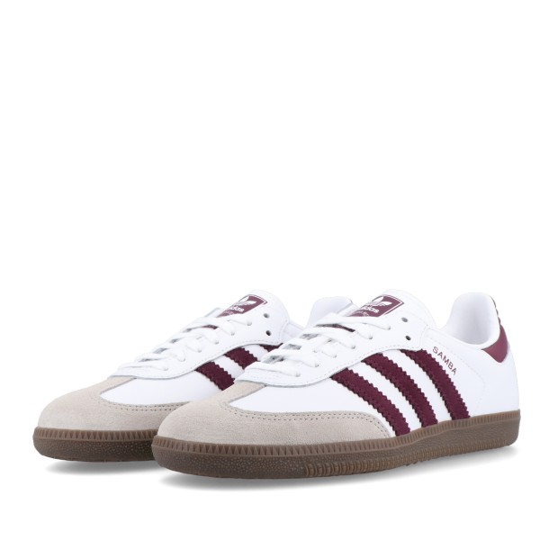 adidas Originals Samba Og J Cloud White / Maroon