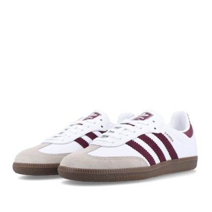 adidas Originals Samba Og J Cloud White / Maroon