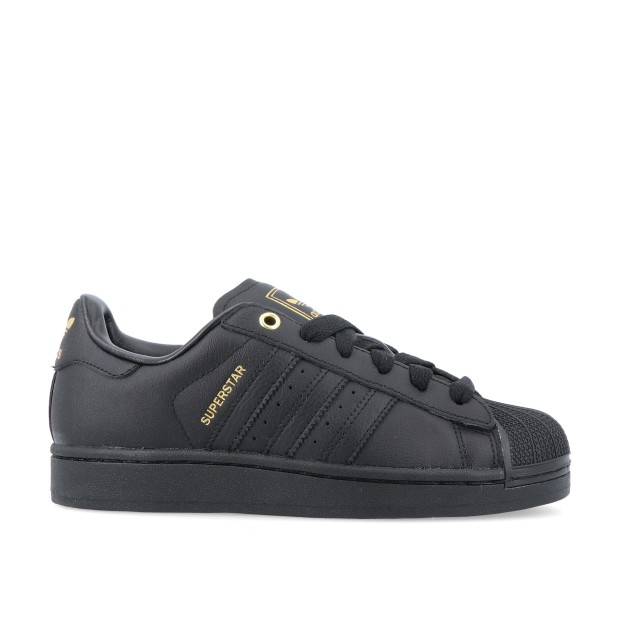 adidas Originals Superstar II J Core Black / Gold Met.